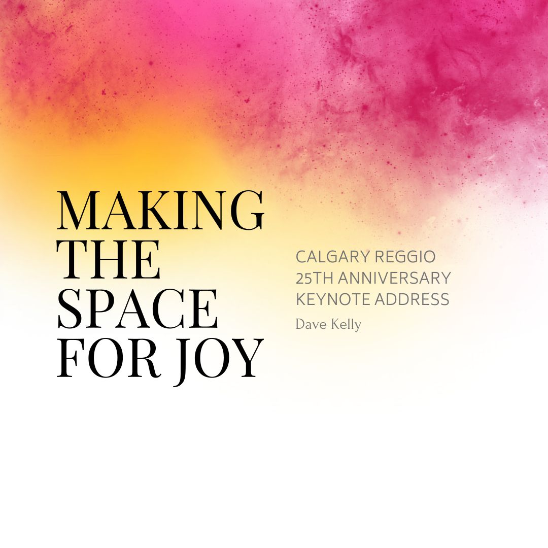making the space for joy